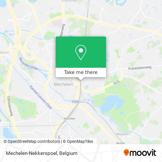 Mechelen-Nekkerspoel map