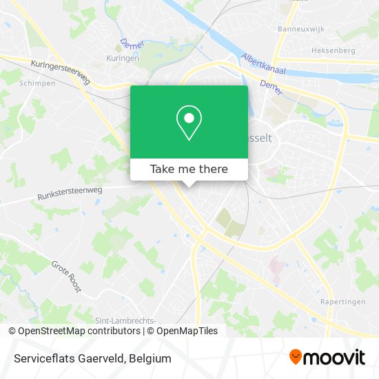 Serviceflats Gaerveld map