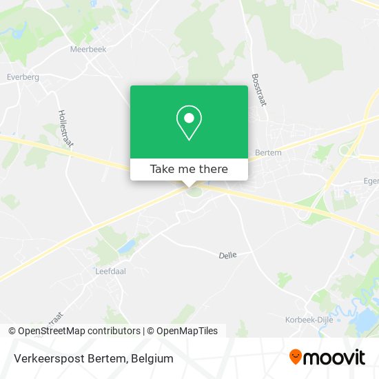 Verkeerspost Bertem map