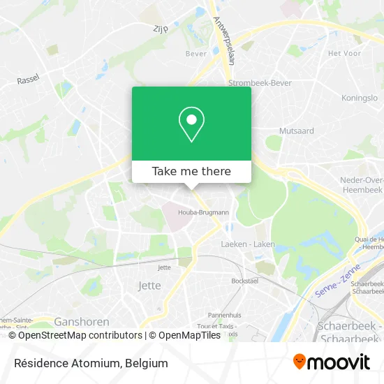 Atomium Residence map