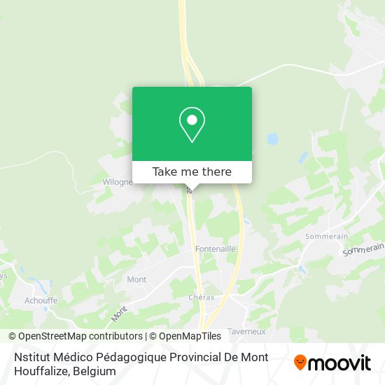 Nstitut Médico Pédagogique Provincial De Mont Houffalize map