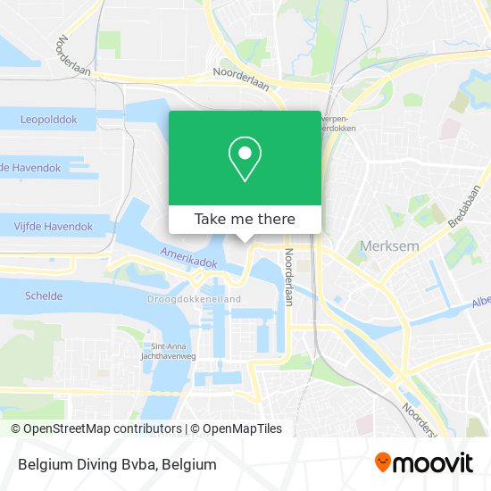 Belgium Diving Bvba map