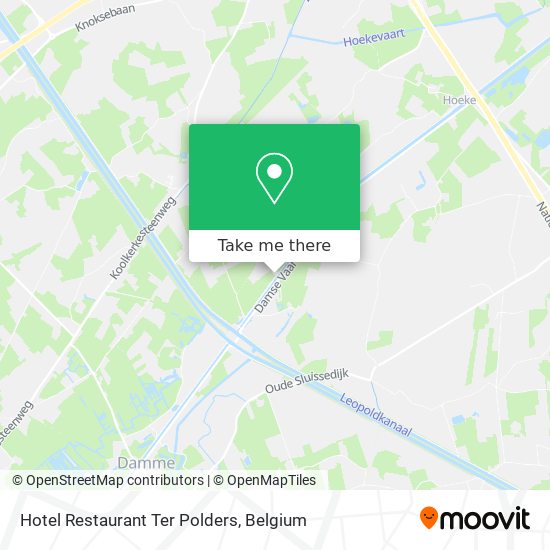 Hotel Restaurant Ter Polders map