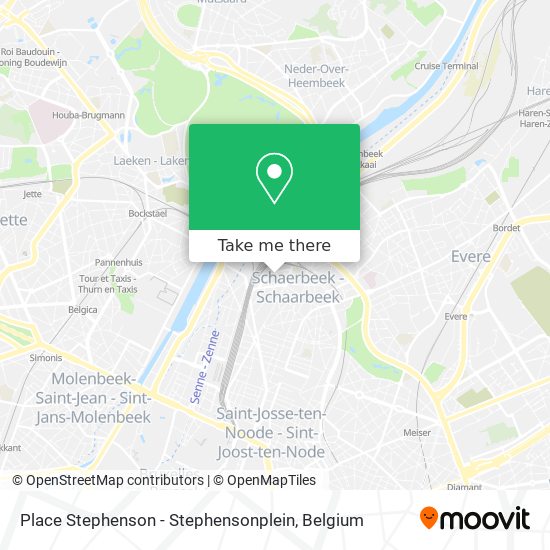 Place Stephenson - Stephensonplein map