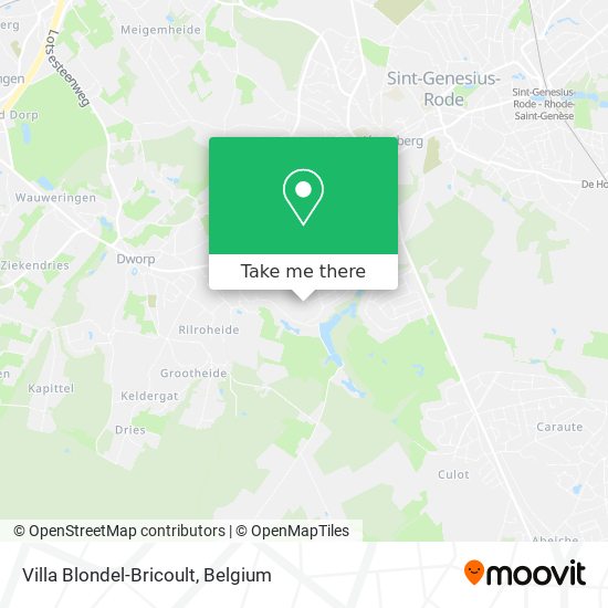 Villa Blondel-Bricoult map