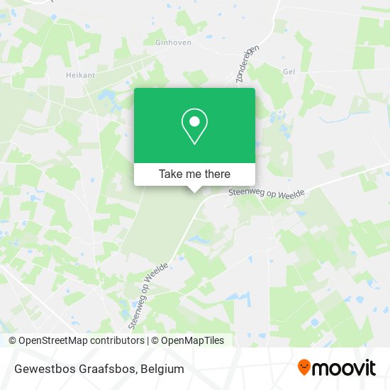 Gewestbos Graafsbos map