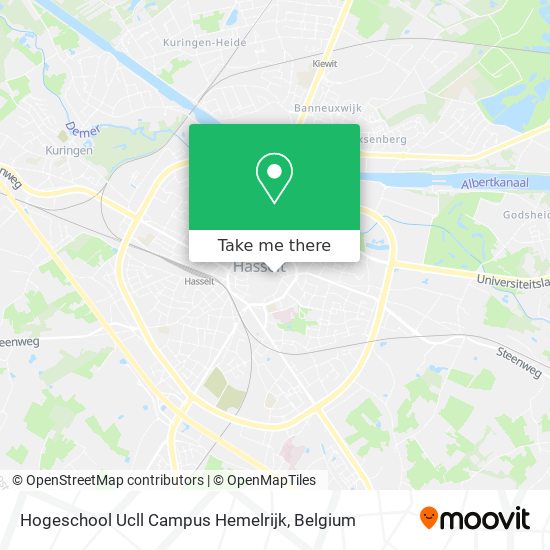 Hogeschool Ucll Campus Hemelrijk map