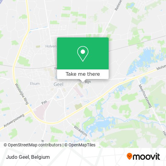 Judo Geel map