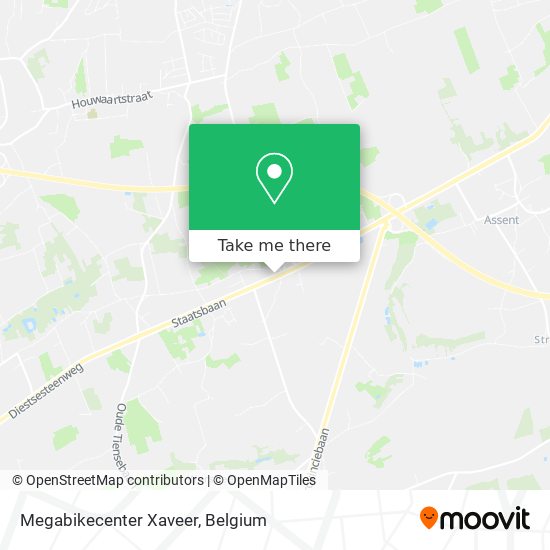 Megabikecenter Xaveer map