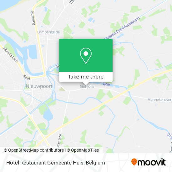 Hotel Restaurant Gemeente Huis map