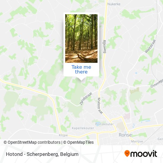 Hotond - Scherpenberg map