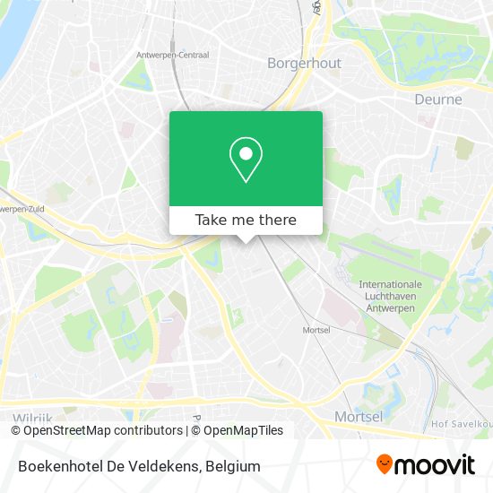 Boekenhotel De Veldekens map