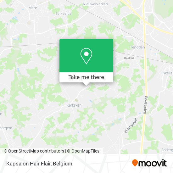 Kapsalon Hair Flair map