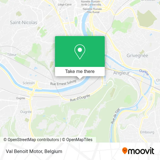 Val Benoit Motor map