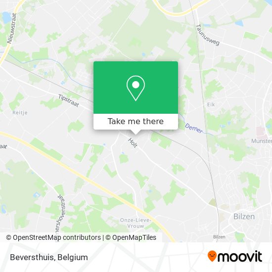 Beversthuis map