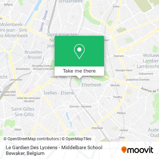 Le Gardien Des Lycéens - Middelbare School Bewaker map