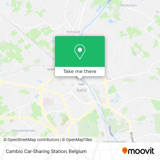 Cambio Car-Sharing Station map