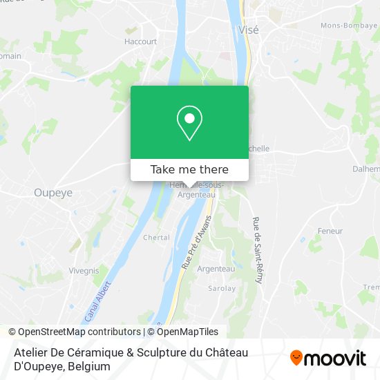 Atelier De Céramique & Sculpture du Château D'Oupeye plan
