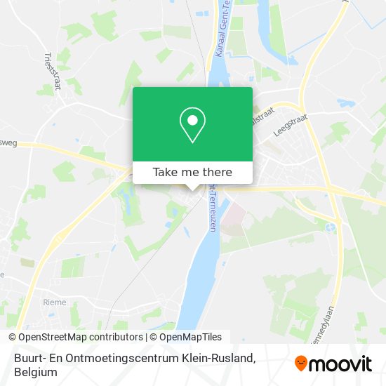 Buurt- En Ontmoetingscentrum Klein-Rusland map