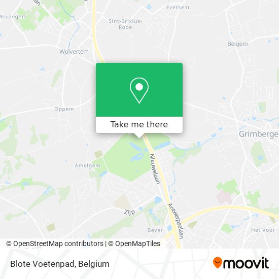 Blote Voetenpad map