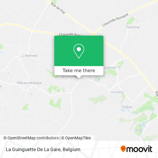 La Guinguette De La Gare map