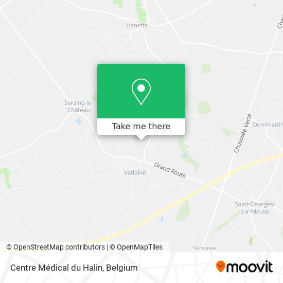 Centre Médical du Halin plan