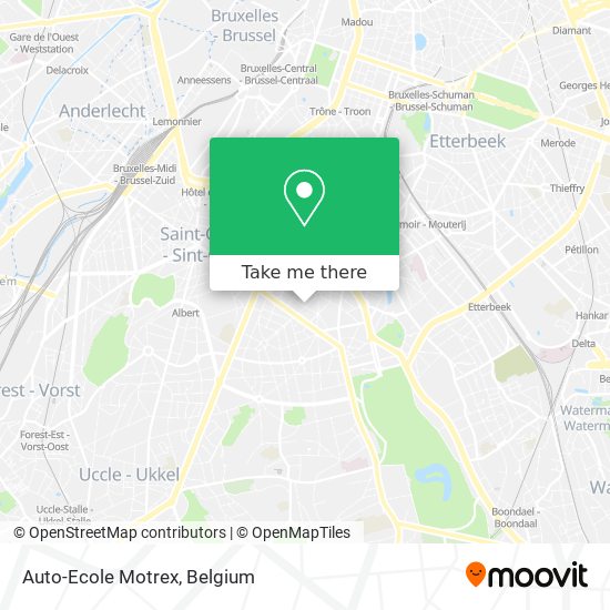 Auto-Ecole Motrex map