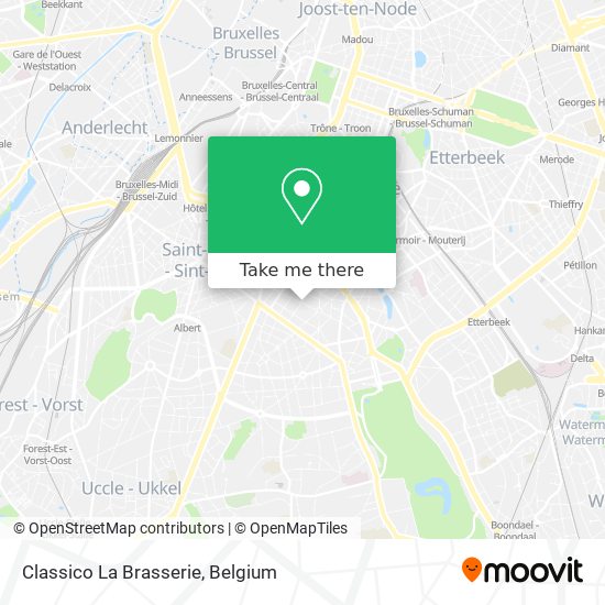 Classico La Brasserie map