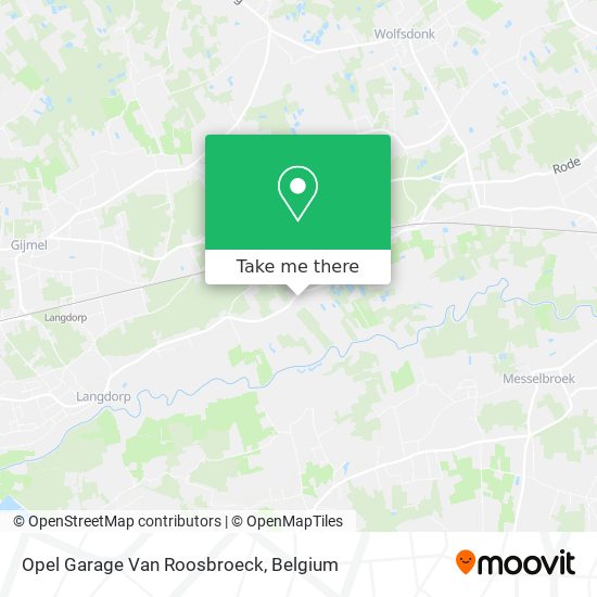 Opel Garage Van Roosbroeck map