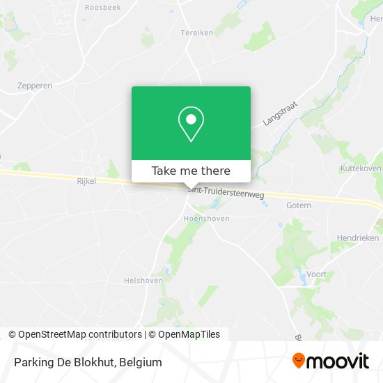 Parking De Blokhut map