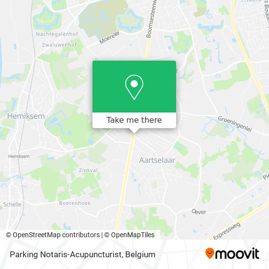 Parking Notaris-Acupuncturist map