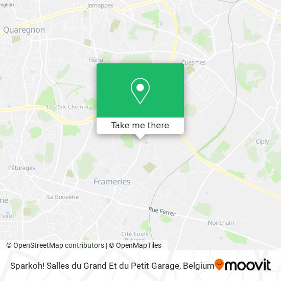 Sparkoh! Salles du Grand Et du Petit Garage plan