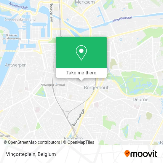 Vinçotteplein map