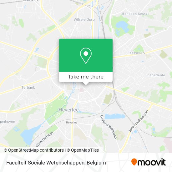 Faculteit Sociale Wetenschappen map