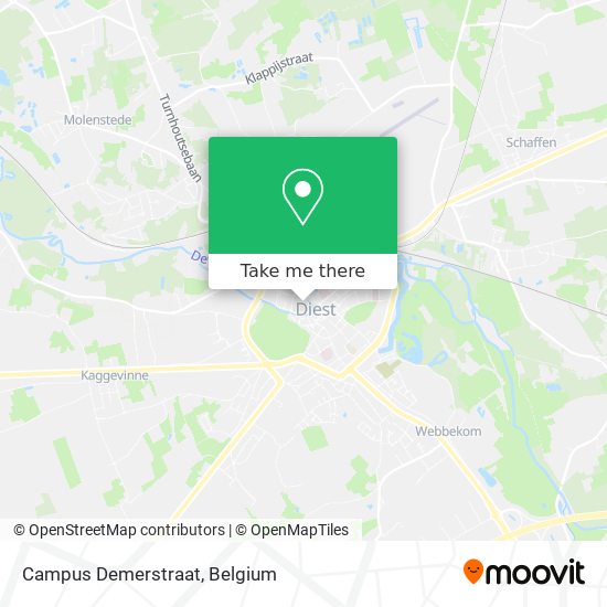 Campus Demerstraat map