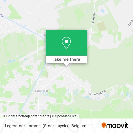 Legerstock Lommel (Stock Luyckx) map