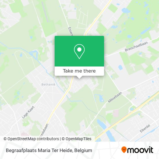 Begraafplaats Maria Ter Heide map