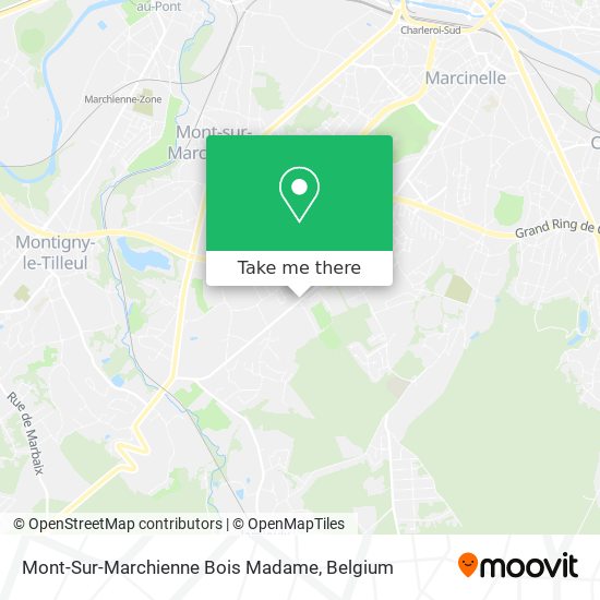 Mont-Sur-Marchienne Bois Madame map