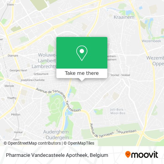 Pharmacie Vandecasteele Apotheek plan