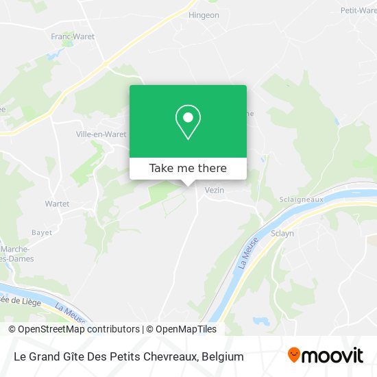 Le Grand Gîte Des Petits Chevreaux map