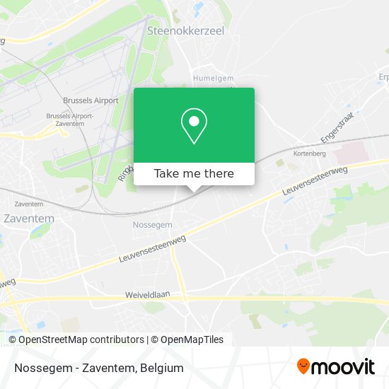 Nossegem - Zaventem map