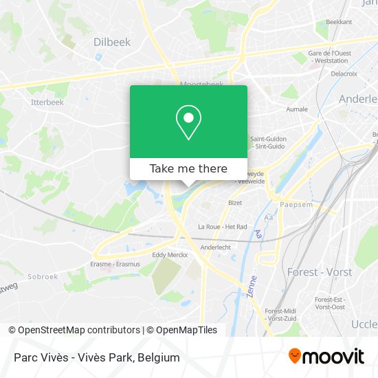 Parc Vivès - Vivès Park map