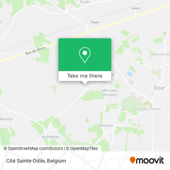 Cité Sainte-Odile map