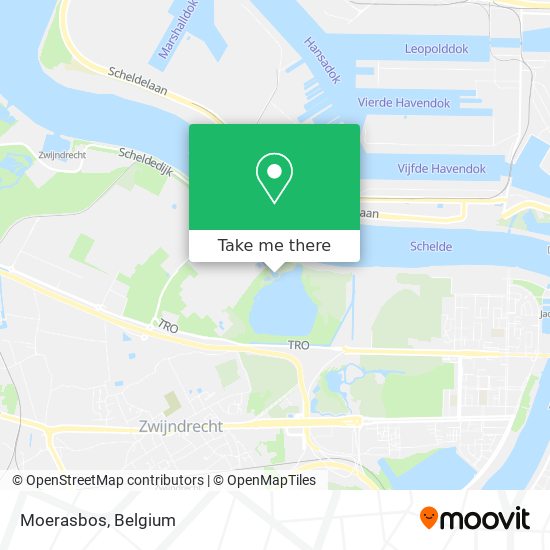 Moerasbos map