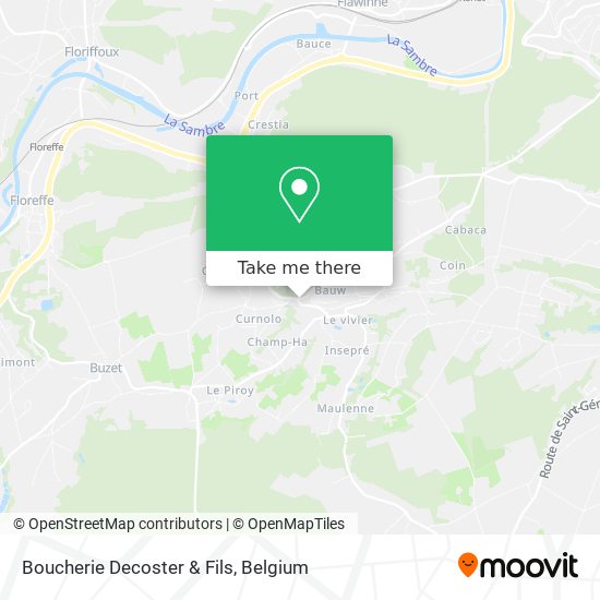 Boucherie Decoster & Fils map