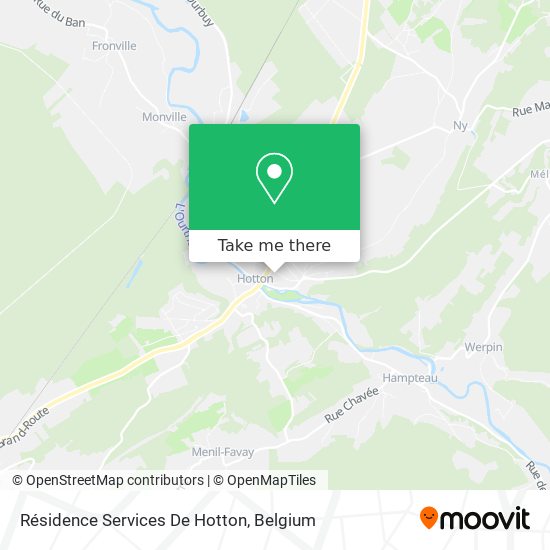 Résidence Services De Hotton plan