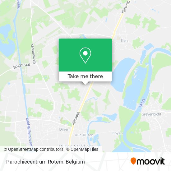 Parochiecentrum Rotem map