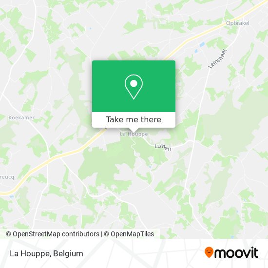 La Houppe map