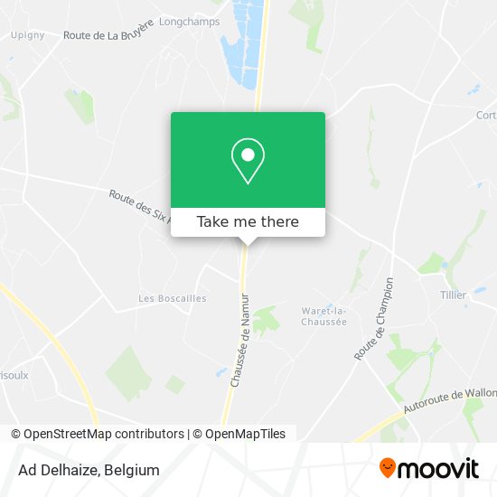 Ad Delhaize map