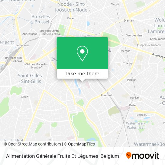 Alimentation Générale Fruits Et Légumes map